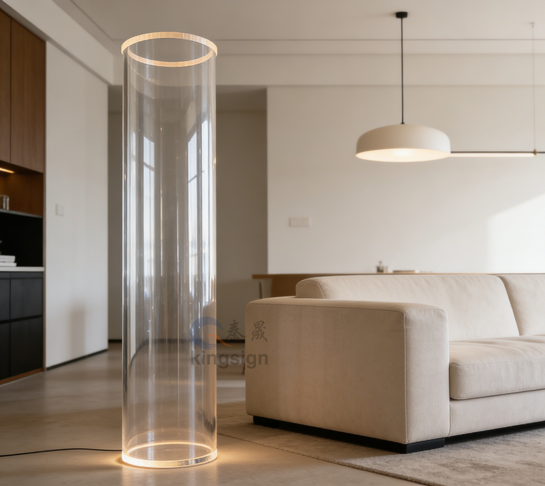 Ακρυλικοί σωλήνες Kingsign για παγκόσμιες βιομηχανικές & σχεδιαστικές λύσεις