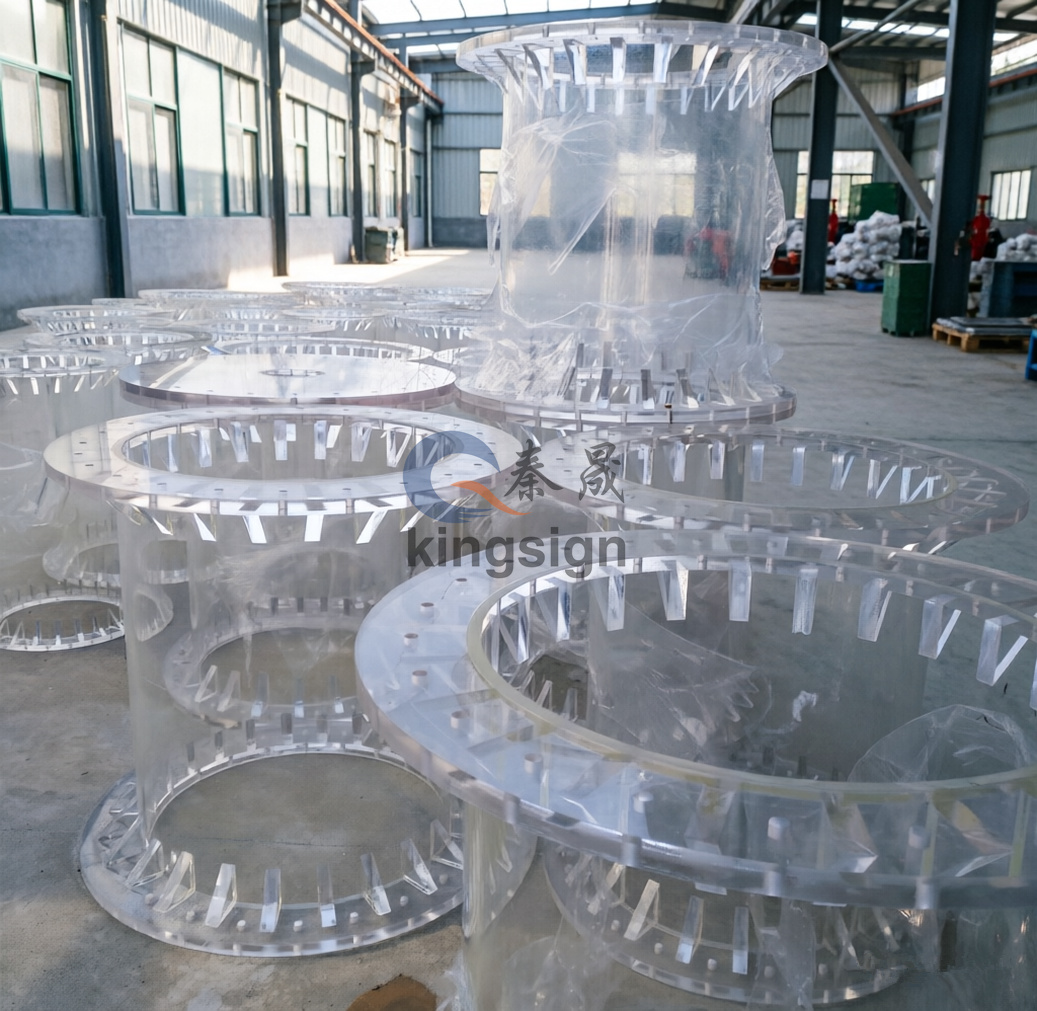 Σωλήνες Kingsign Custom Clear Acrylic Flange Pipes